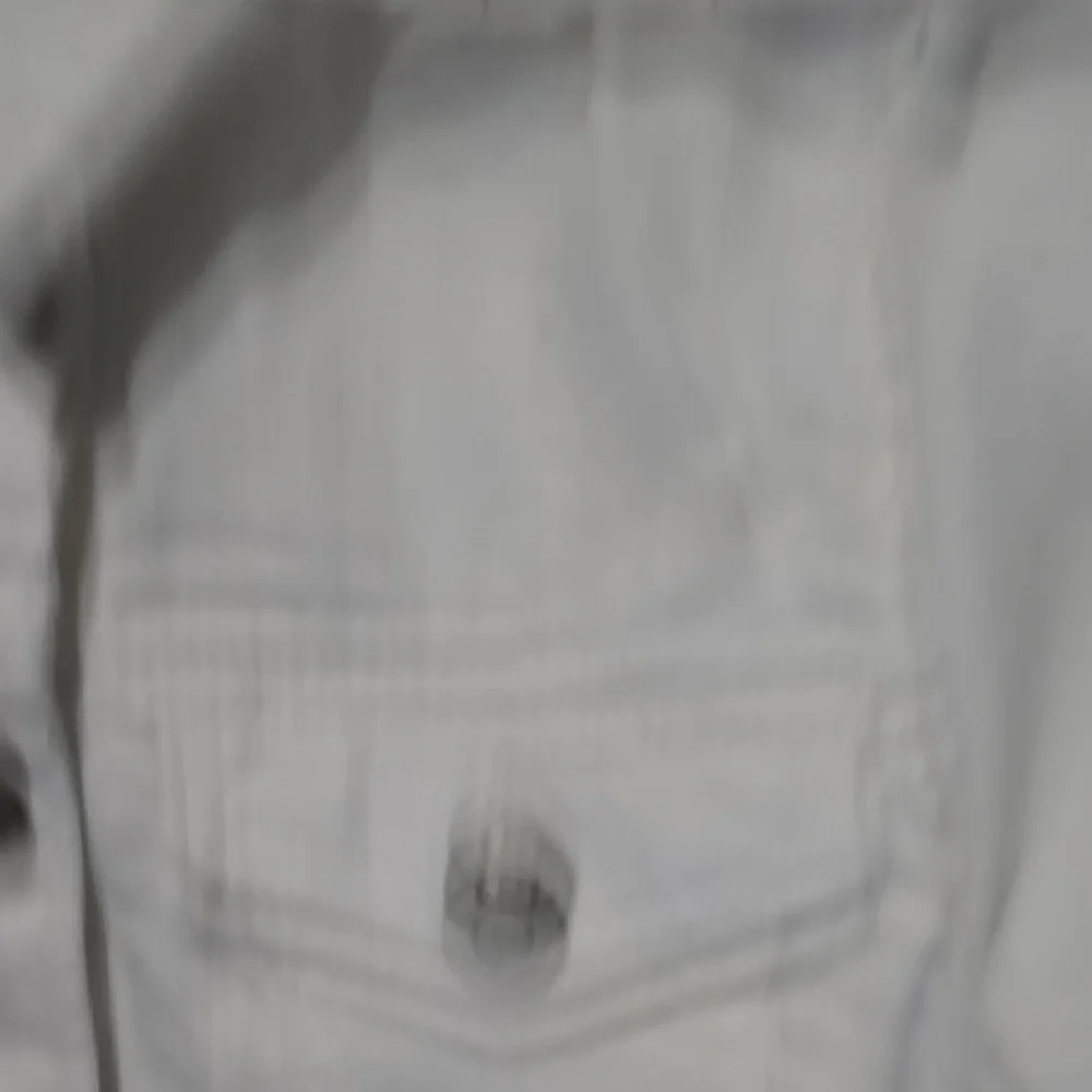 GAP White Jean‎ Jacket Cropped Denim Style Size 5 Years